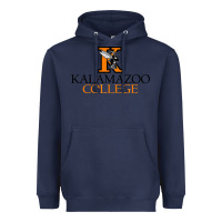 Navy Kalamazoo College Heavyweight Hoodie - artisFamous