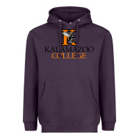 Plum Kalamazoo College Heavyweight Hoodie - artisFamous