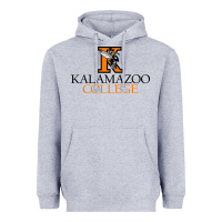Heather Grey Kalamazoo College Heavyweight Hoodie - artisFamous