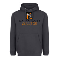 Smoke Kalamazoo College Heavyweight Hoodie - artisFamous