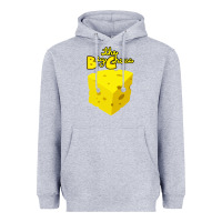 Heather Grey the big cheese Heavyweight Hoodie - artisFamous