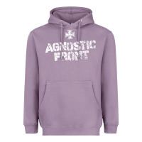 Lavender agnostic font Heavyweight Hoodie - artisFamous