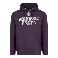 Plum agnostic font Heavyweight Hoodie - artisFamous