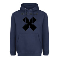 Navy Premium Collection Design Heavyweight Hoodie - artisFamous