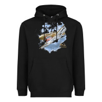 Black flying tigers Heavyweight Hoodie - artisFamous