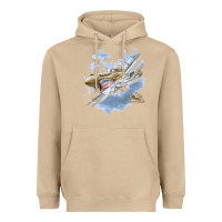 Mushroom flying tigers Heavyweight Hoodie - artisFamous