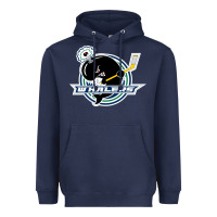 Navy plymouth whalers Hockey Heavyweight Hoodie - artisFamous