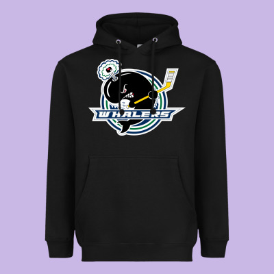 Plymouth Whalers Hockey Heavyweight Hoodie Designed By Artisfamous