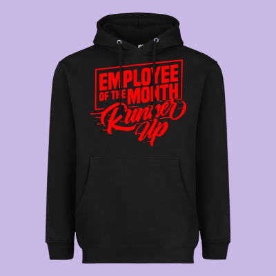 Employee Of The Month Runner Up Heavyweight Hoodie Designed By Artisfamous