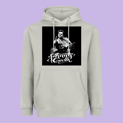 Johnny Cash Music Heavyweight Hoodie Designed By Artisfamous
