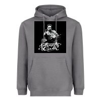Storm Johnny Cash Music Heavyweight Hoodie - artisFamous
