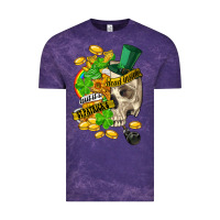 Cloud Purple when you are dead inside but its st.patricks Vintage Tee - FaDigitalArtStudio