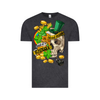 Vintage Black when you are dead inside but its st.patricks Vintage Tee - FaDigitalArtStudio