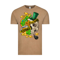 Vintage Coffee when you are dead inside but its st.patricks Vintage Tee - FaDigitalArtStudio