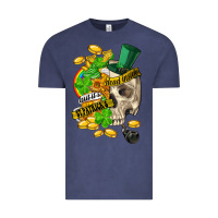 Vintage Denim when you are dead inside but its st.patricks Vintage Tee - FaDigitalArtStudio