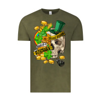 Vintage Olive when you are dead inside but its st.patricks Vintage Tee - FaDigitalArtStudio
