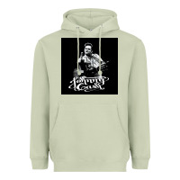 Matcha Johnny Cash Music Heavyweight Hoodie - artisFamous