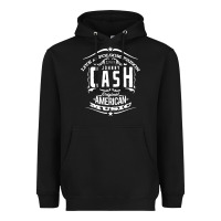 Black Johnny Cash Music Heavyweight Hoodie - artisFamous