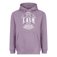 Lavender Johnny Cash Music Heavyweight Hoodie - artisFamous