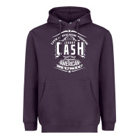 Plum Johnny Cash Music Heavyweight Hoodie - artisFamous