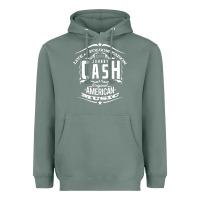 Sage Johnny Cash Music Heavyweight Hoodie - artisFamous