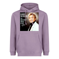 Lavender Best Barry Manilow Heavyweight Hoodie - artisFamous