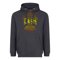 Smoke Johnny Cash Music Heavyweight Hoodie - artisFamous