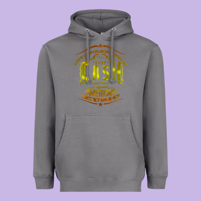 Johnny Cash Music Heavyweight Hoodie Designed By Artisfamous
