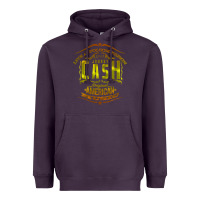Plum Johnny Cash Music Heavyweight Hoodie - artisFamous