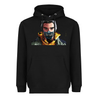 Black codfish beatbox Heavyweight Hoodie - artisFamous