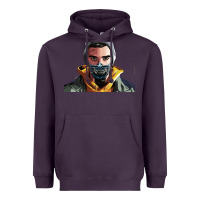 Plum codfish beatbox Heavyweight Hoodie - artisFamous