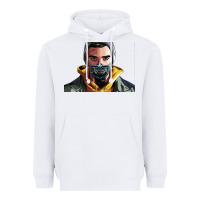 White codfish beatbox Heavyweight Hoodie - artisFamous