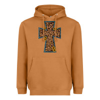 Meerkat leopard sunflower cross Heavyweight Hoodie - JahusDesignShop