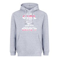 Heather Grey mustang i m a girl who drives a mustang Heavyweight Hoodie - artisFamous