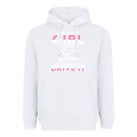 White mustang i m a girl who drives a mustang Heavyweight Hoodie - artisFamous