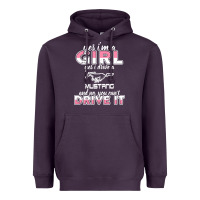 Plum mustang i m a girl who drives a mustang Heavyweight Hoodie - artisFamous