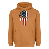 Meerkat the punisher american flag Heavyweight Hoodie - artisFamous