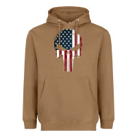 Toasted Coconut the punisher american flag Heavyweight Hoodie - artisFamous