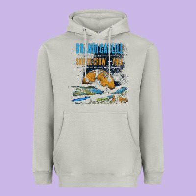 Brandi Carlile Poster Heavyweight Hoodie Designed By Artisfamous