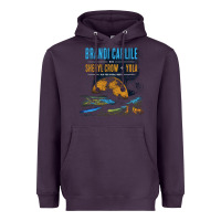 Plum Brandi Carlile Poster Heavyweight Hoodie - artisFamous