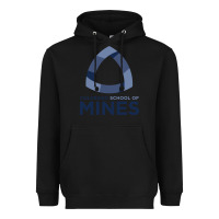 Black School of Mines Heavyweight Hoodie - artisFamous