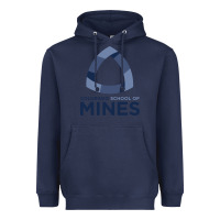 Navy School of Mines Heavyweight Hoodie - artisFamous