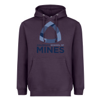 Plum School of Mines Heavyweight Hoodie - artisFamous