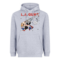 Heather Grey la guns Heavyweight Hoodie - artisFamous