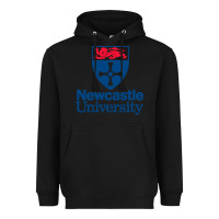 Black Newcastle Gift Heavyweight Hoodie - artisFamous