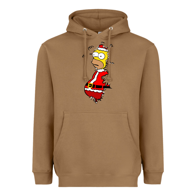 Homer Claus Christmas Heavyweight Hoodie by artisFamous | Teevron