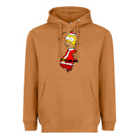 Meerkat Homer Claus Christmas Heavyweight Hoodie - artisFamous