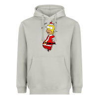 Moon Dust Homer Claus Christmas Heavyweight Hoodie - artisFamous