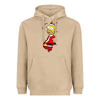 Mushroom Homer Claus Christmas Heavyweight Hoodie - artisFamous