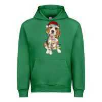 Emerald christmas beagle Urban Hoodie - RanaPortraitStore